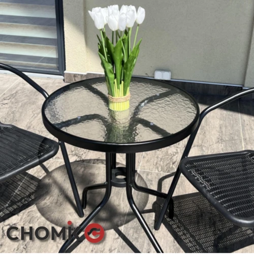 Загартоване скло із фактурою прозорої мозаїки: