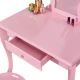 Image 6 for Детский туалетный столик Chomik ELSA с зеркалом + стул розовый