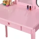 Image 7 for Детский туалетный столик Chomik ELSA с зеркалом + стул розовый