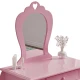 Image 8 for Детский туалетный столик Chomik ELSA с зеркалом + стул розовый