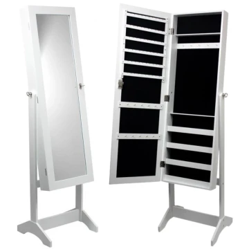 Підлогове дзеркало-шафа Chomik VICTORIA білий