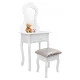 Image 1 for Детский туалетный столик Chomik SISI с зеркалом + табурет