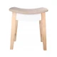 Image 2 for Табурет Chomik ROKA изогнутый в скандинавском стиле бежевый