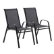 Image 1 for Комплект садовых стульев Chomik GARDEN LINE CORTINA черный