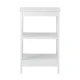 Image 6 for Стеллаж Chomik HOLLY с двумя деревянными полками белый