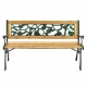 Image 2 for Скамейка для сада Chomik GARDEN LINE PAOLA с декоративной спинкой