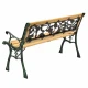 Image 4 for Скамейка для сада Chomik GARDEN LINE PAOLA с декоративной спинкой