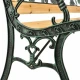 Image 5 for Скамейка для сада Chomik GARDEN LINE PAOLA с декоративной спинкой