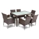 Image 2 for Садові меблі Di Volio VERONA 6+1 коричнева