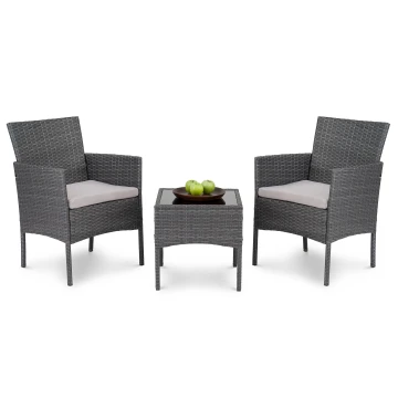 Садові меблі Di Volio Siena Темно-сірі