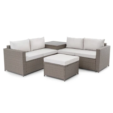 Комплект садових меблів Di Volio Sondrio Бежевий/Кремовий