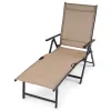 Садовий шезлонг з алюмінієвою рамою Di Volio Bolzano бежевий