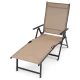 Image 1 for Садовий шезлонг з алюмінієвою рамою Di Volio Bolzano бежевий