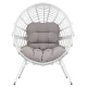 Image 2 for Садове крісло Di Volio Arancia біло-сірий