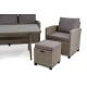 Image 6 for Комплект садових меблів Di Volio Genova Бежевий/Світло-сірий