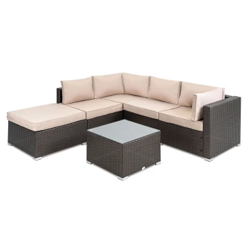 Набір садових меблів Di Volio Imperia Коричневий/Бежевий