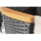 Image 4 for Садові меблі Di Volio VERONA 6+1 чорно-кремові