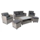 Image 2 for Набір садових меблів Di Volio Firenze сірий/графітовий