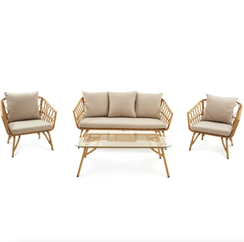 Садові меблі з техноротанга: