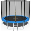 Батут Funfit 8ft (252см) синій з зовнішньою сіткою