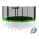 Image 11 for Батут Hop-Sport 14ft (427см) зеленый с внешней сеткой