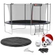 Image 1 for Батут Hop-Sport 14ft (427см) чорно-синій з внутрішньою сіткою