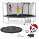 Image 3 for Батут Hop-Sport 14ft (427см) чорно-синій з внутрішньою сіткою
