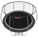 Image 2 for Батут Hop-Sport Premium 14ft (427см) черно-серый с внутренней сеткой