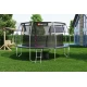 Image 3 for Батут Hop-Sport Premium 14ft (427см) черно-серый с внутренней сеткой