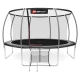 Image 4 for Батут Hop-Sport Premium 14ft (427см) черно-серый с внутренней сеткой