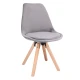 Image 2 for Стул Saida Jumi в скандинавском стиле с деревянными ножками серый