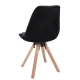 Image 6 for Стул Saida Jumi в скандинавском стиле с деревянными ножками черный