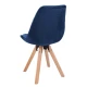 Image 5 for Стул Saida Jumi в скандинавском стиле с деревянными ножками синий