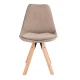 Image 3 for Стул Saida Jumi в скандинавском стиле с деревянными ножками бежевый