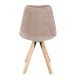 Image 4 for Стул Saida Jumi в скандинавском стиле с деревянными ножками бежевый