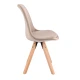 Image 5 for Стул Saida Jumi в скандинавском стиле с деревянными ножками бежевый