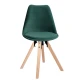 Image 4 for Стул Saida Jumi в скандинавском стиле с деревянными ножками зеленый