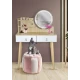 Image 3 for Туалетный столик Jumi Scandi LED подсветка, с ящиками, кожаные ручки, светлый бук