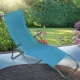 Image 12 for Крісло-шезлонг Jumi розкладний блакитний