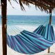 Гамак гавайский Jumi Garden тканевый с чехлом синий с зеленым
