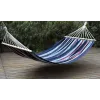Гамак гавайський Jumi Garden тканинний з планкою синій із червоним