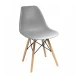 Image 2 for Стул Eva Jumi в скандинавском стиле с деревянными ножками серый