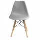Image 4 for Стул Eva Jumi в скандинавском стиле с деревянными ножками серый