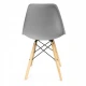 Image 5 for Стул Eva Jumi в скандинавском стиле с деревянными ножками серый