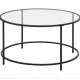 Image 2 for Журнальный столик Leobert Oskar круглый с стеклянной столешницей