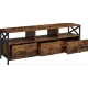 Image 2 for Тумба под телевизор Leobert Kamila в стиле Loft с 3 ящиками