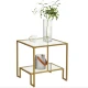 Image 2 for Журнальный столик Leobert Santorini в стиле Loft золотистый