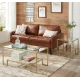 Image 5 for Журнальный столик Leobert Santorini в стиле Loft золотистый