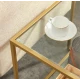 Image 6 for Журнальный столик Leobert Santorini в стиле Loft золотистый
