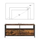Image 9 for Тумба под телевизор Leobert Kamila в стиле Loft с 2 ящиками